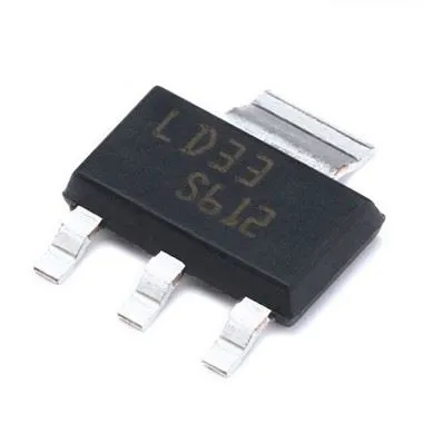 LD1117S33CTR SOT223 Трьохполюсний регулятор 3,3 В на виході джерела живлення LDO IC